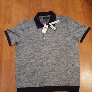 FUNDAY POLO - BLUE STREAK - paisley and gray 5180k